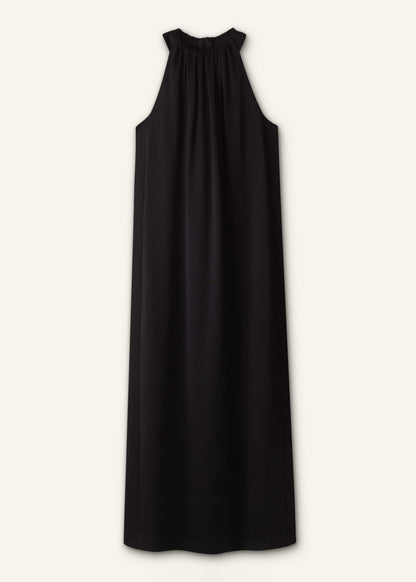 ME+EM Black Halterneck Maxi Dress