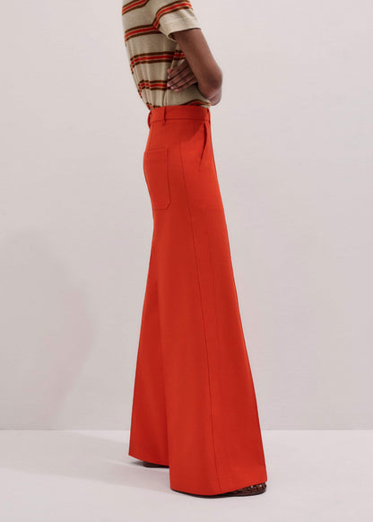 ME+EM Orange Forever Wide-Leg Pant