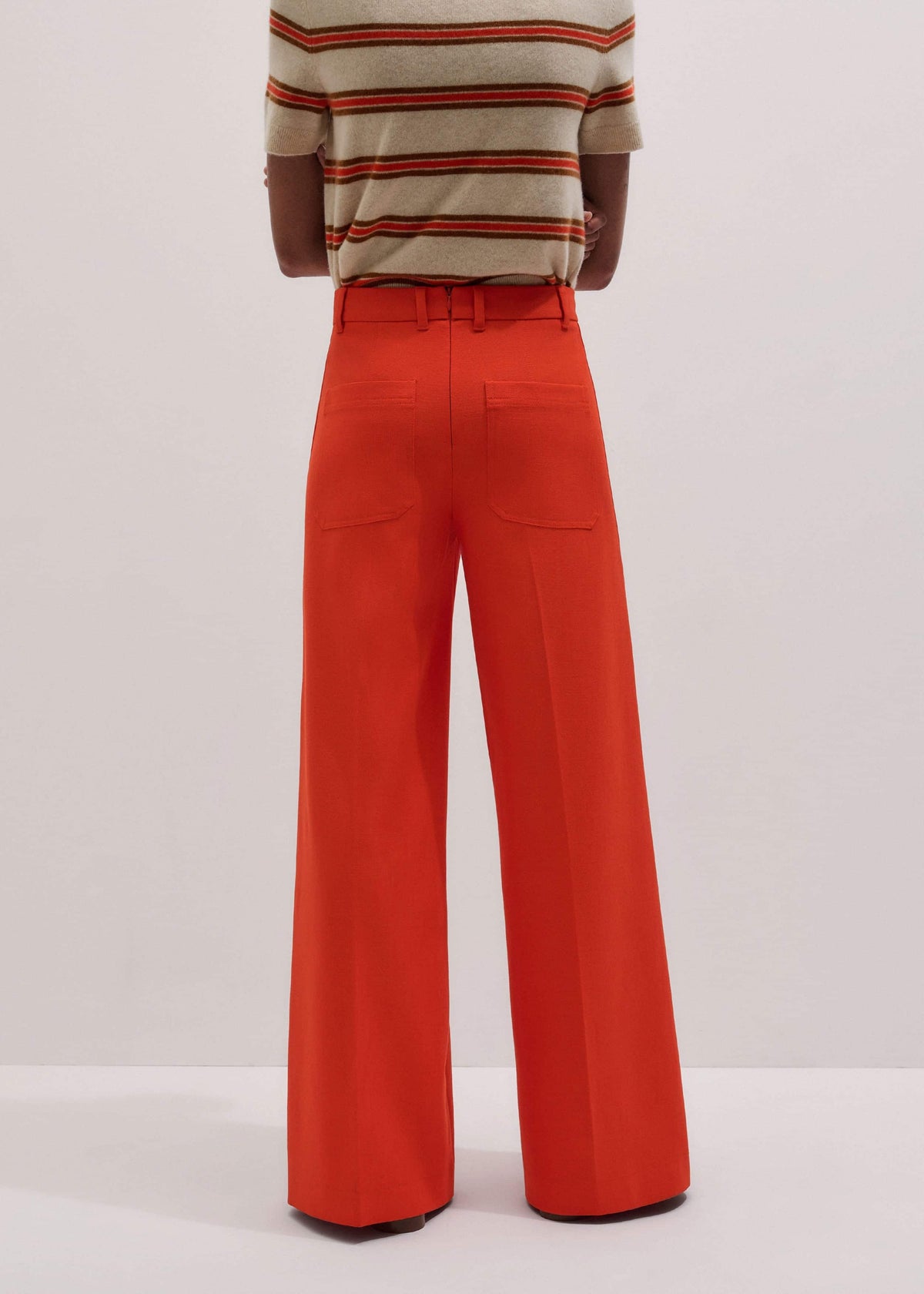 ME+EM Orange Forever Wide-Leg Pant