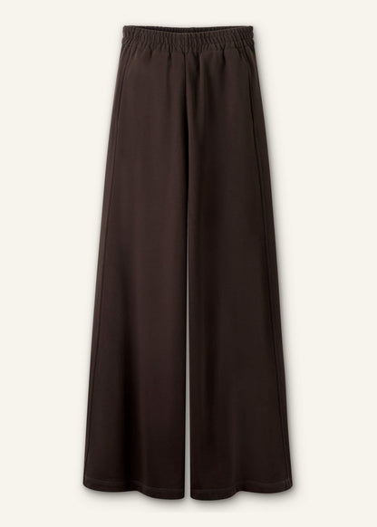 ME+EM Brown Sweatshirt Wide-Leg Track Pant