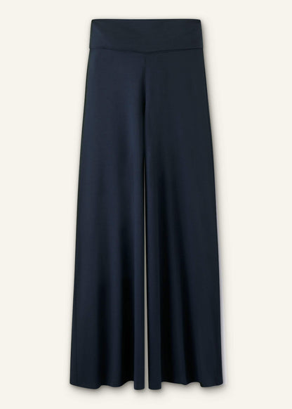 ME+EM Navy Super Wide Palazzo Pant