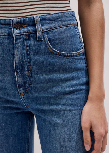 ME+EM Blue Super Flare Wide Jean