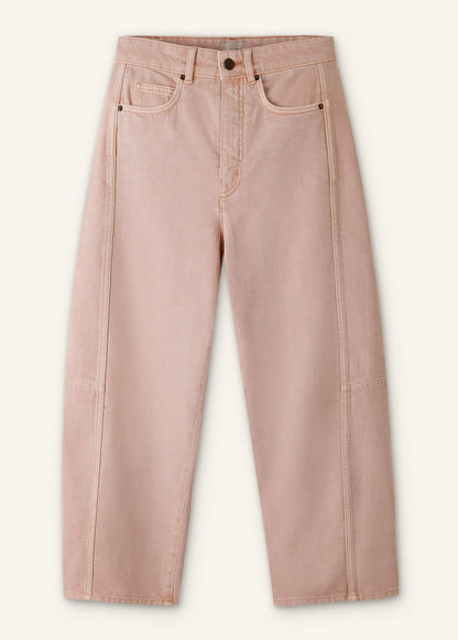 ME+EM Pink Exaggerated Crop Jean