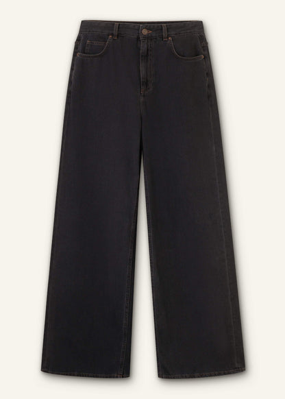 ME+EM Black Every-Wear Baggy Jean