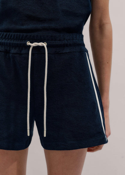 ME+EM Navy Rib Trim Track Short