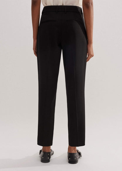 ME+EM Black Slim Crop Forever Tux Pant | Woven Pants