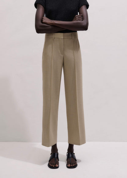 ME+EM Sand Tailored Straight Crop Pant