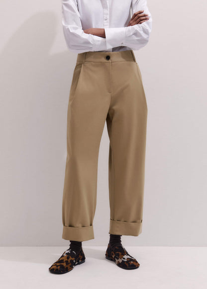 ME+EM Brown Clever Tapered Chino