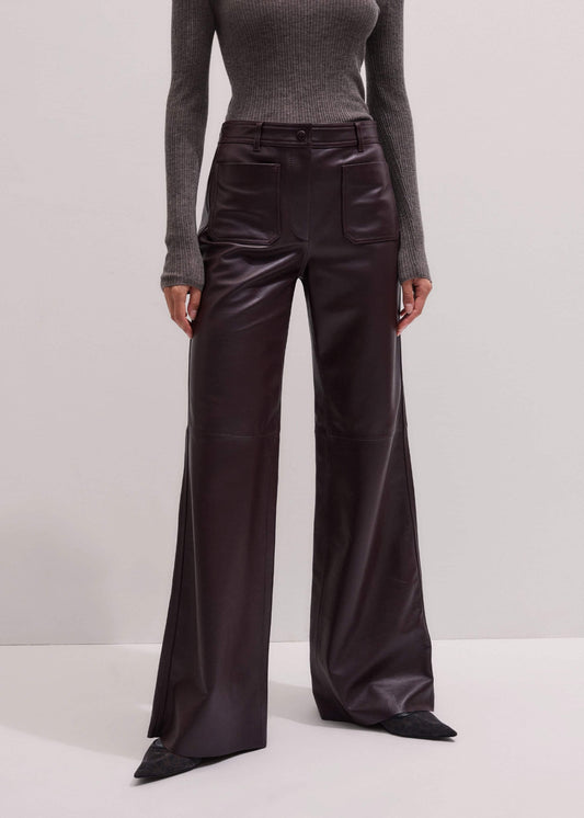 ME+EM Red Boot Cut Pant