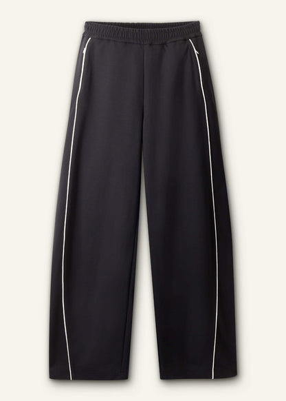ME+EM Black Wide Barrel Track Pant