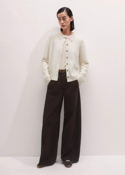 ME+EM Cream Perfect Basic Top