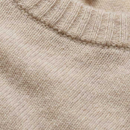 ME+EM Oatmeal Cashmere Shrunken Knit Baby Tee