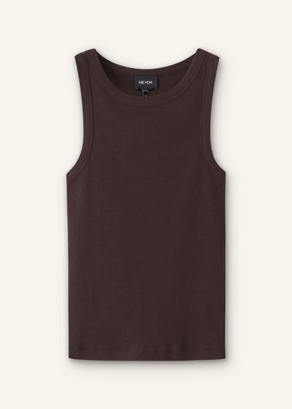 ME+EM Brown Perfect Basic Vest