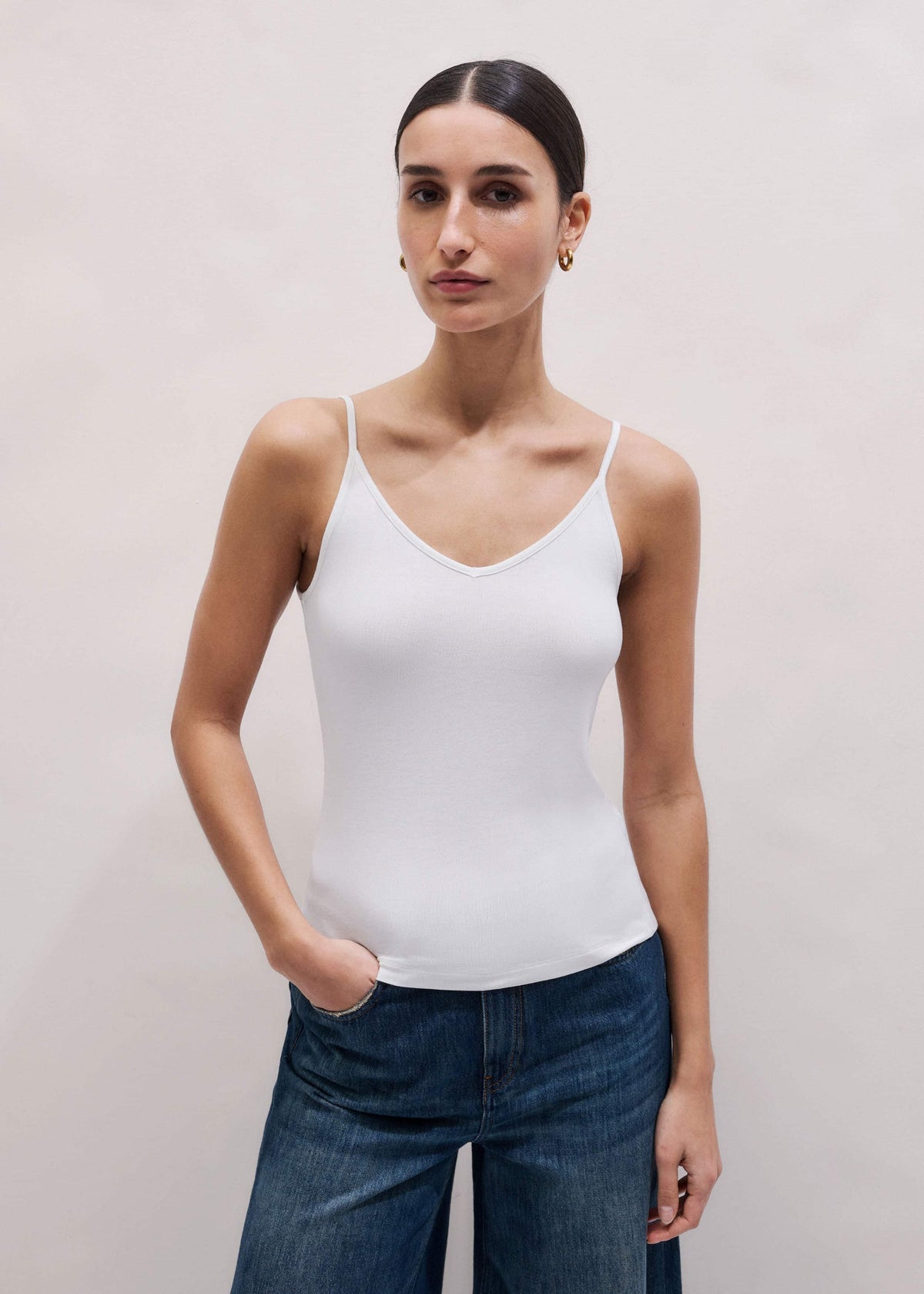 ME+EM White Fashion First Aid Cami