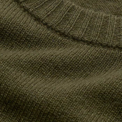 ME+EM Olive Green Cashmere Shrunken Knit Baby Tee