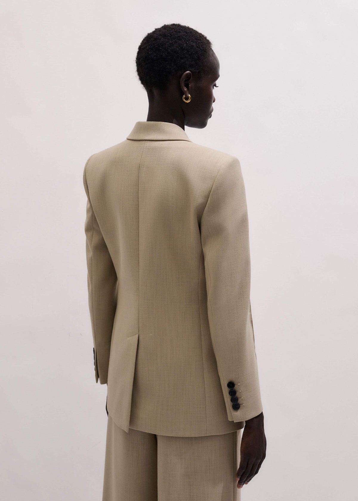 ME+EM Sand Slim Contour Blazer