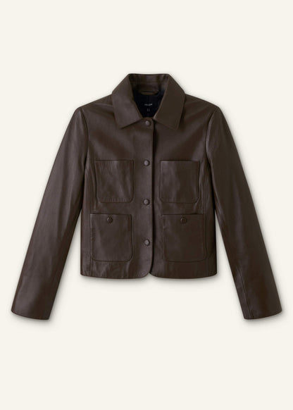 ME+EM Brown Patch Pocket Jacket