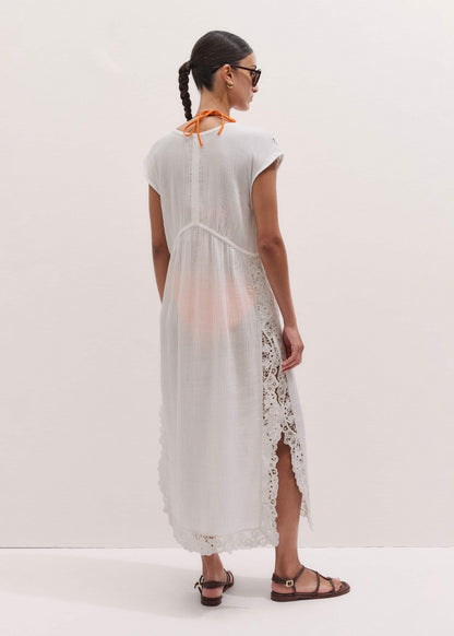 ME+EM White Maxi Beach Dress