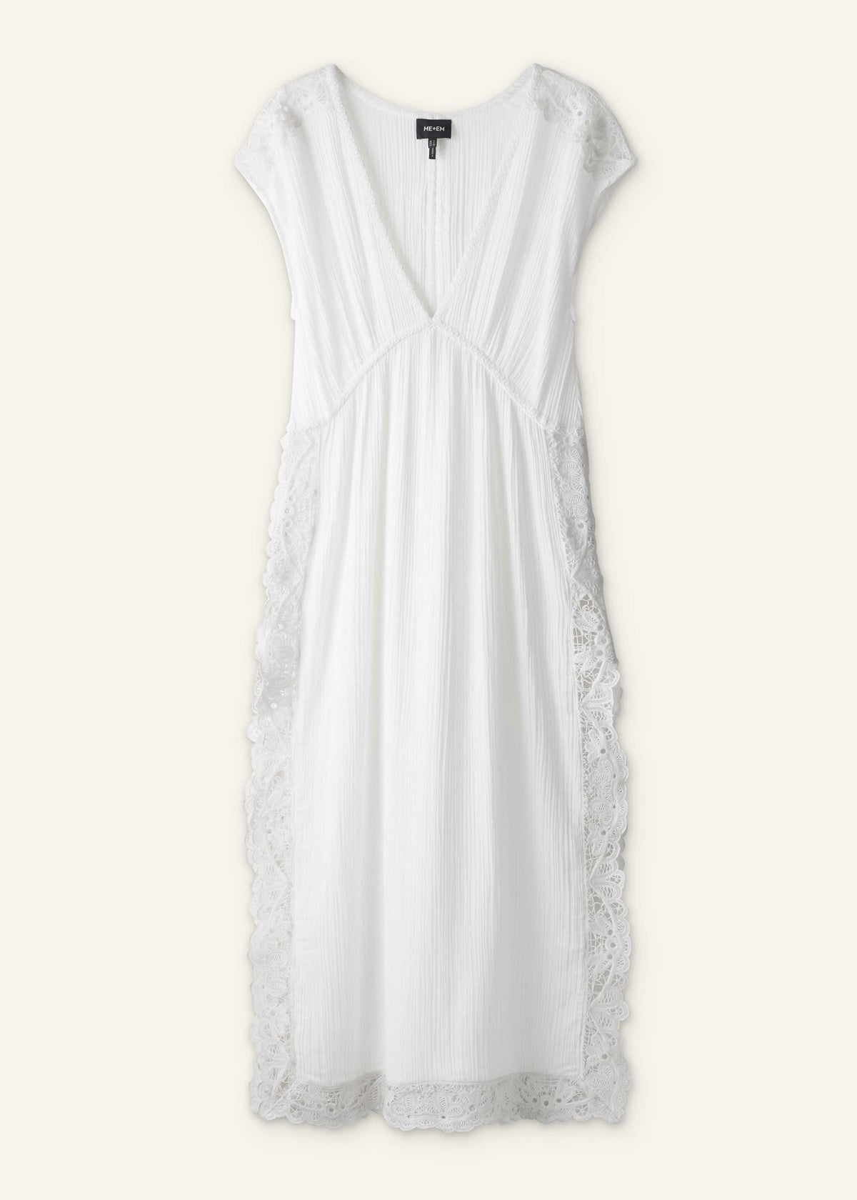 ME+EM White Maxi Beach Dress