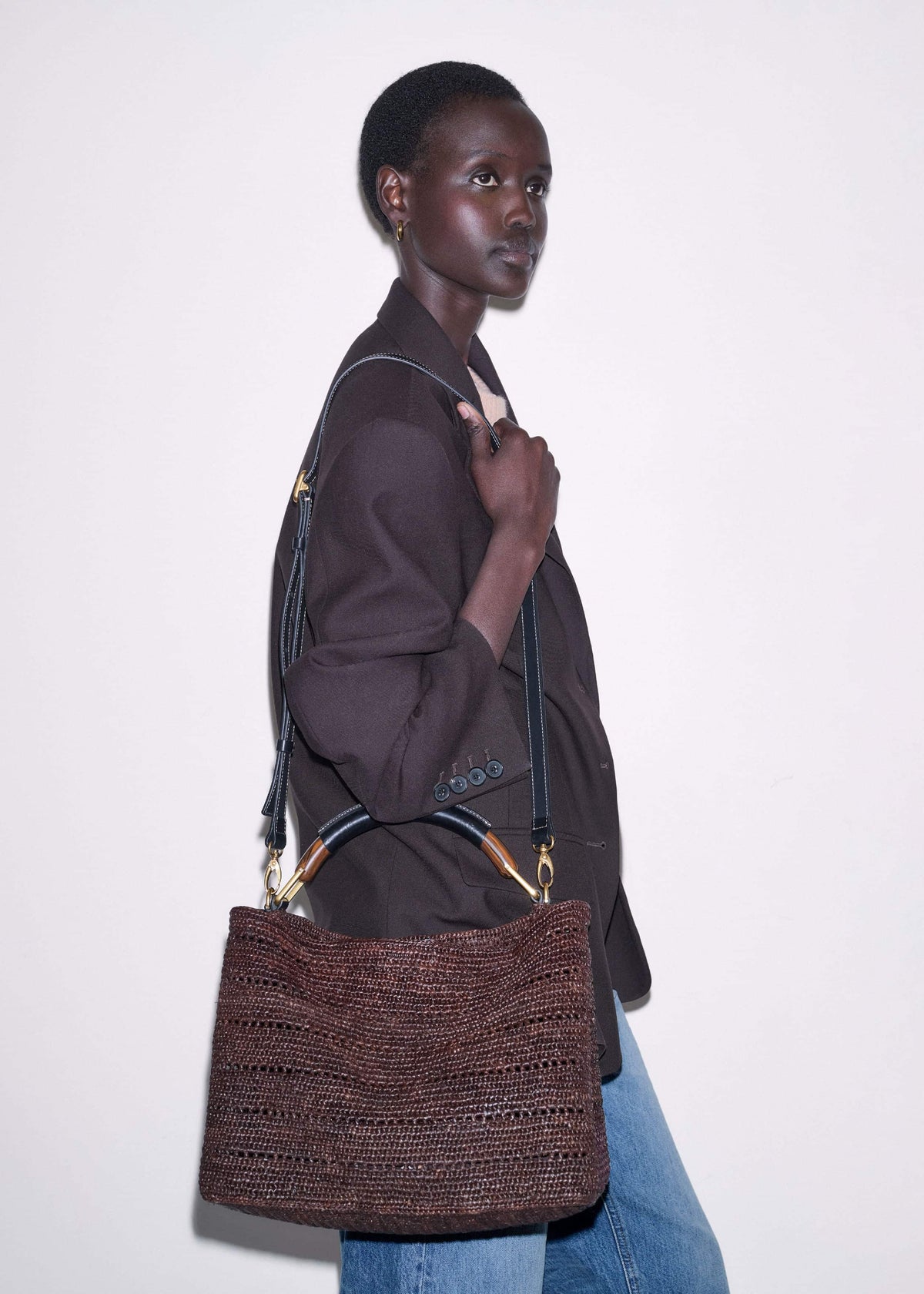 ME+EM Brown Large Day Bag