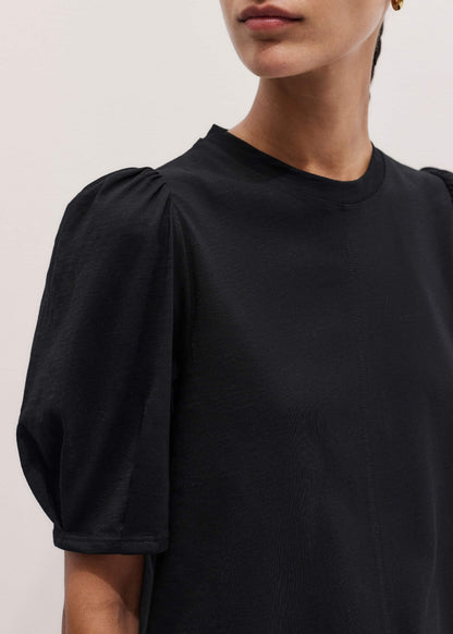 ME+EM Black Feminine Swing Top