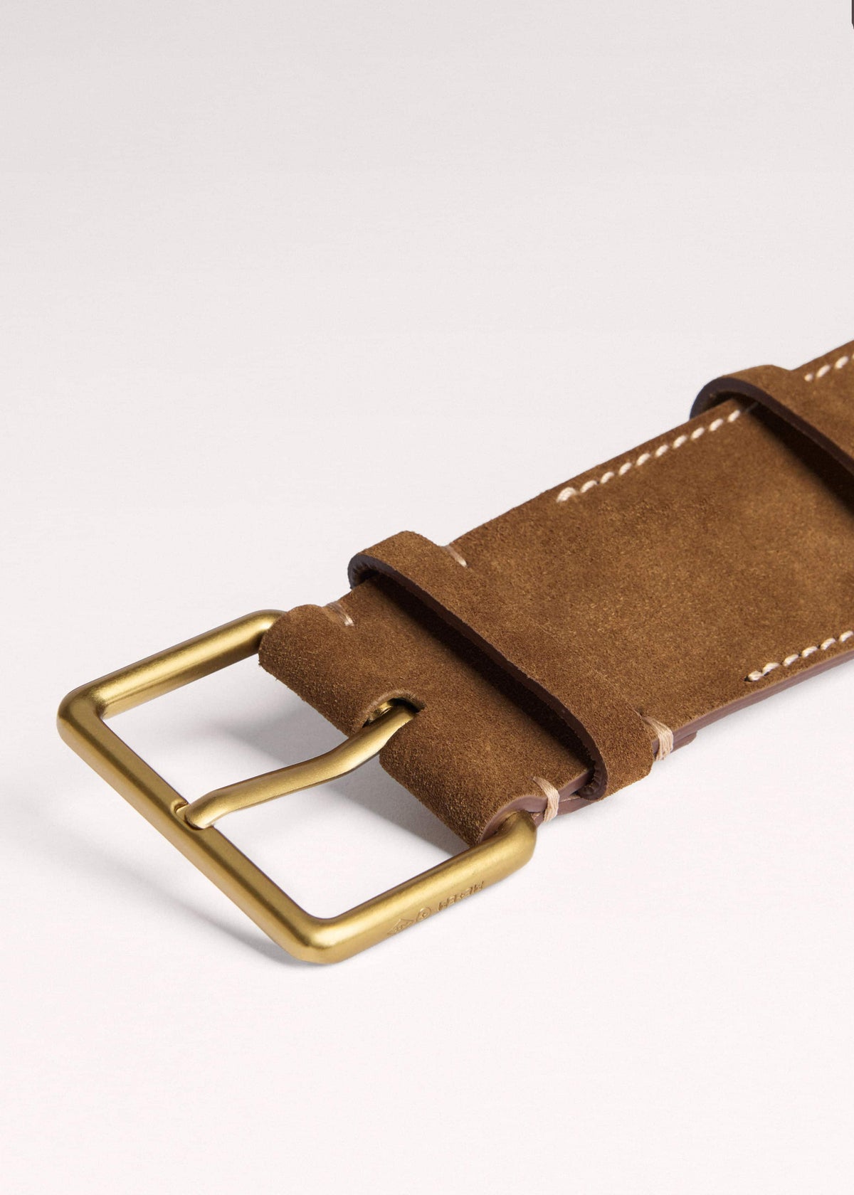 ME+EM Brown Wide Waist Belt