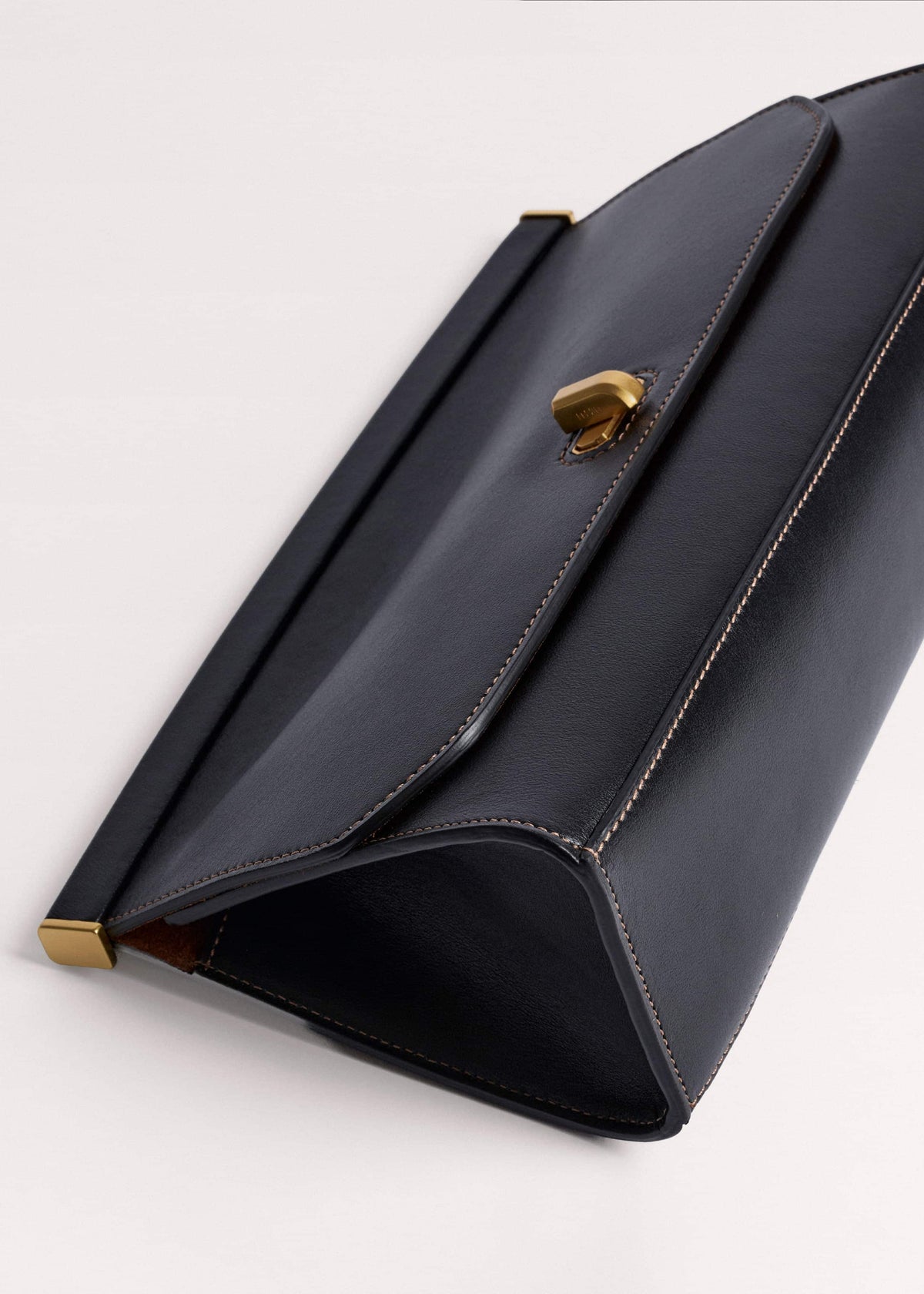 ME+EM Black Tailored Clutch Bag