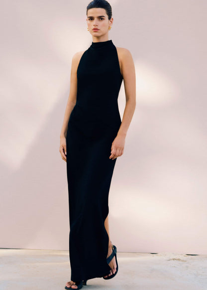 ME+EM Black Asymmetric Heel