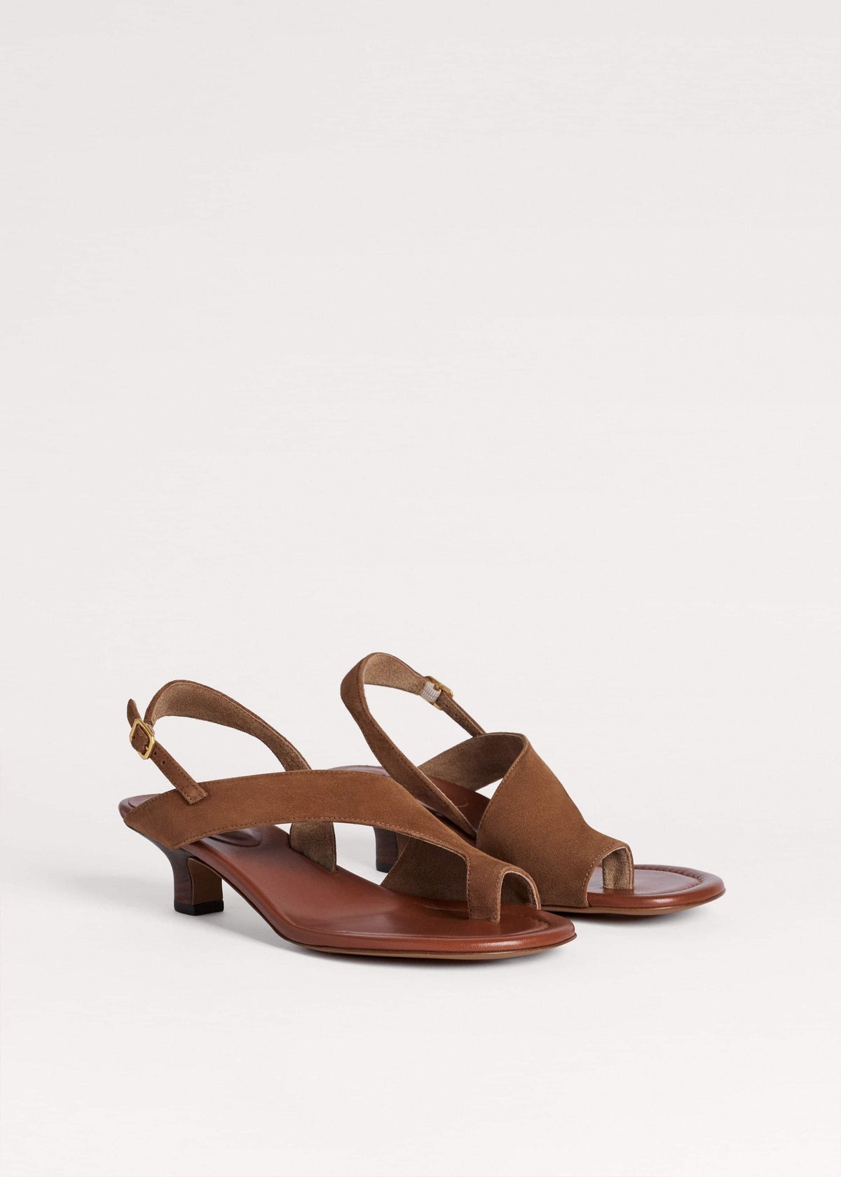 ME+EM Brown Asymmetric Heel