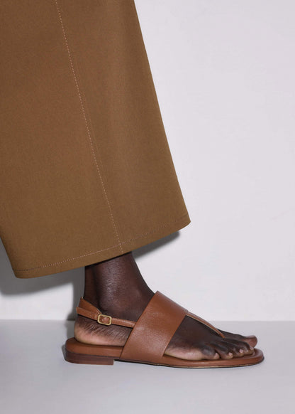 ME+EM Brown Minimal Sandal