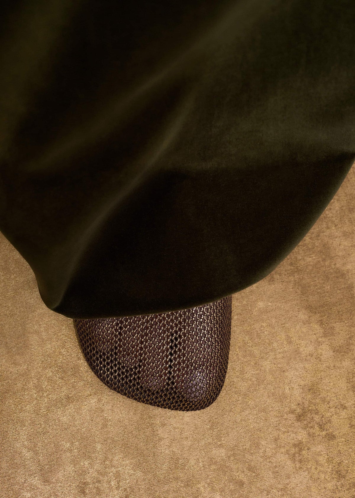 ME+EM Gold Asymmetric Slipper