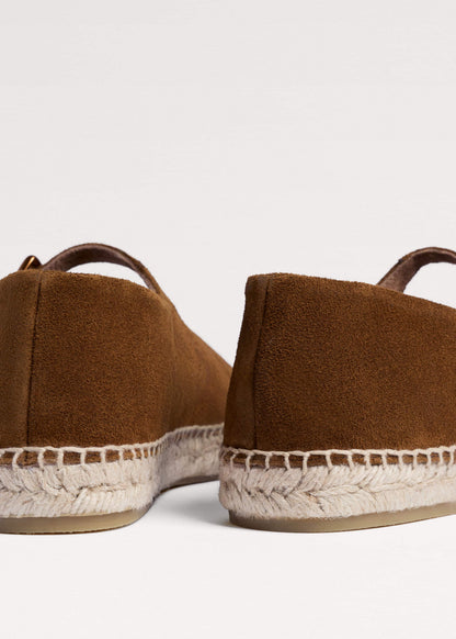 ME+EM Olive Green Espadrille Mary Jane