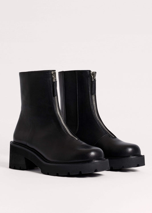 ME+EM Black Zip Front Boot