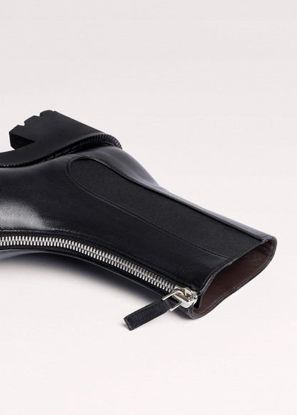 ME+EM Black Zip Front Boot