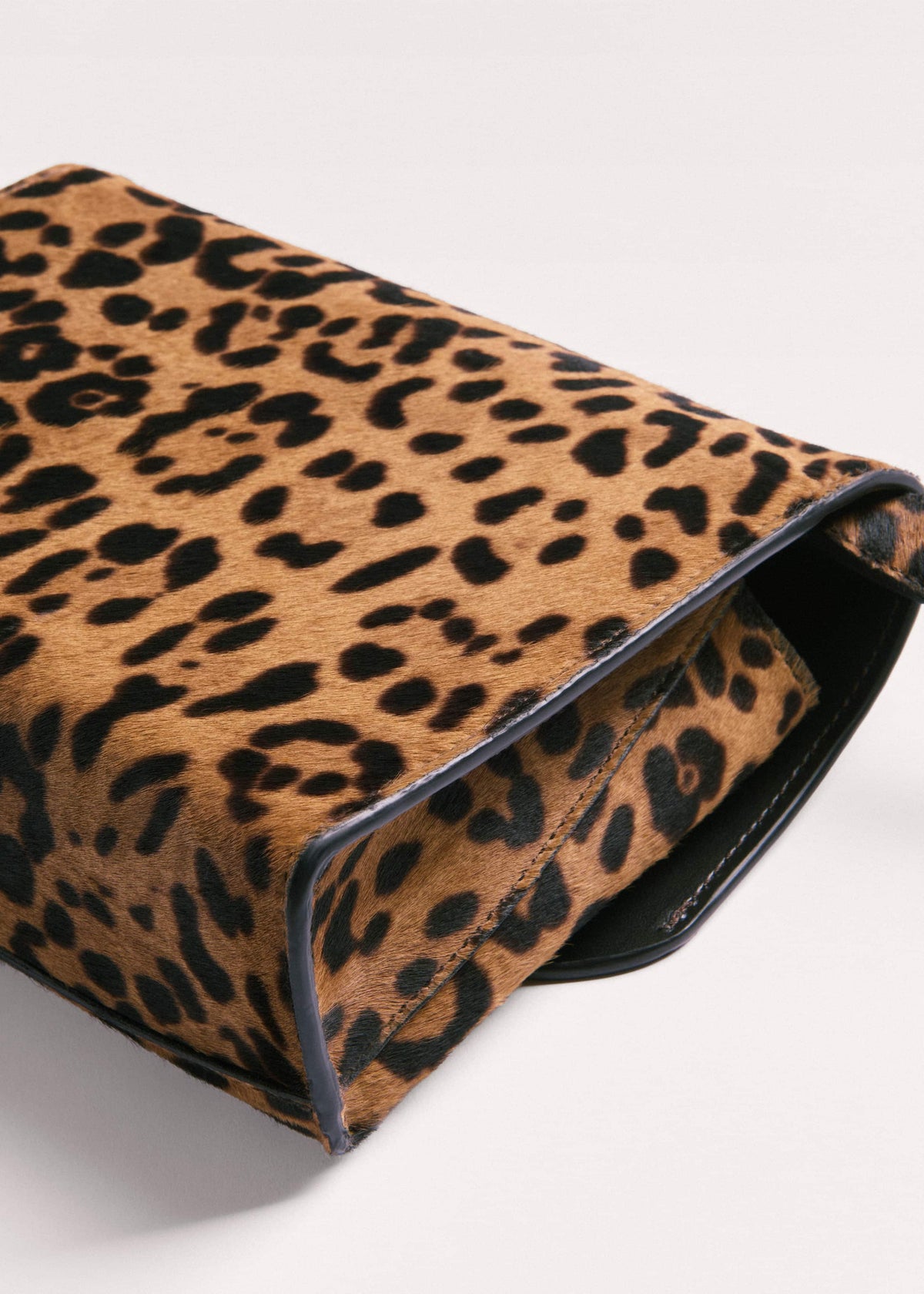 ME+EM Brown 2-Way Leopard Print Crossbody Bag