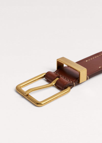 ME+EM Brown Elastic Stretch Belt