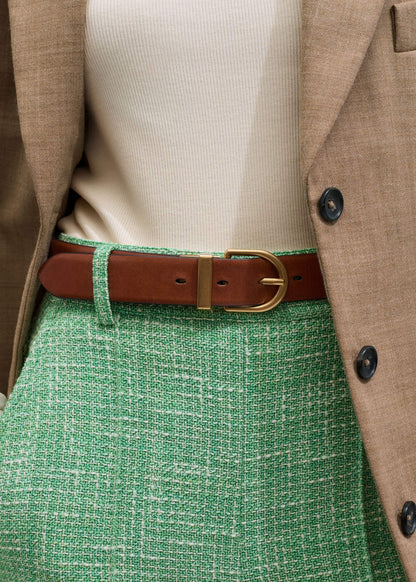 ME+EM Chocolate + Tan Reversible Belt