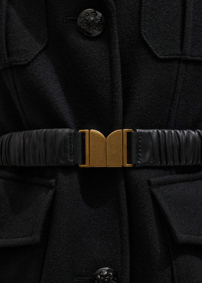 ME+EM Black Elasticated Belt