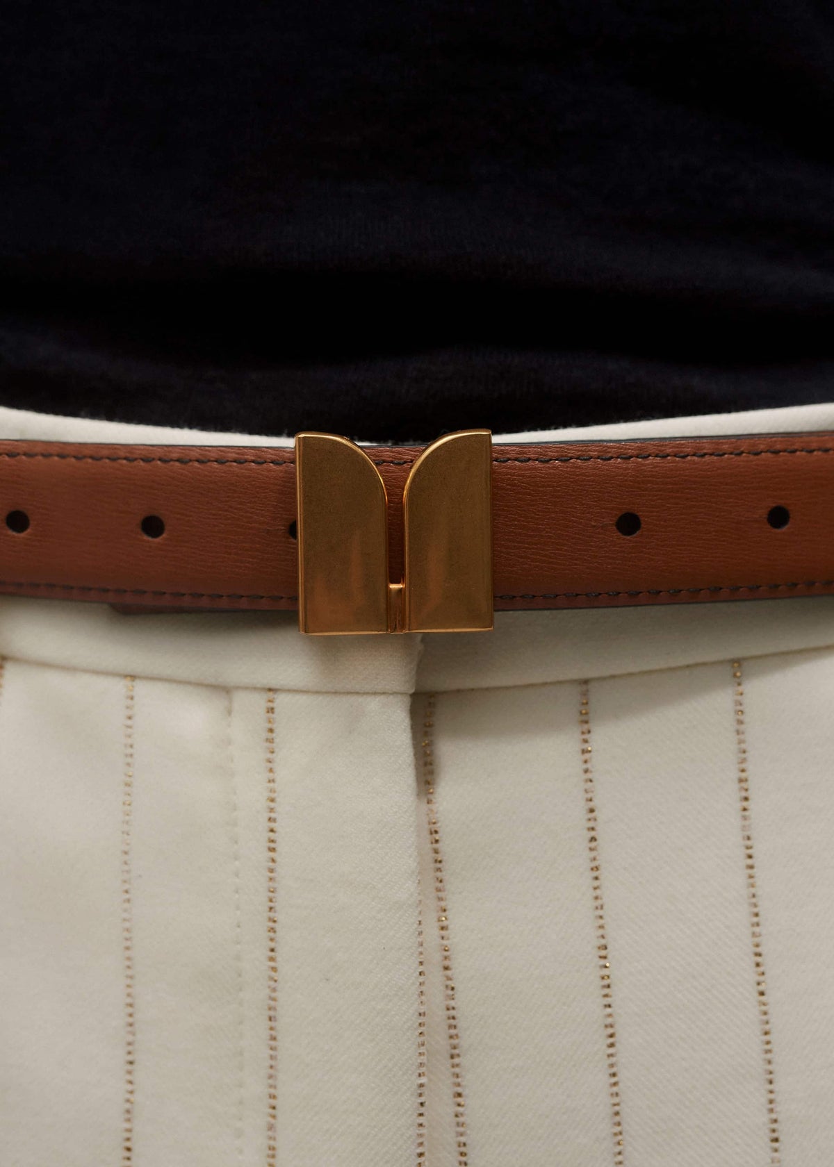 ME+EM Black Reversible Belt