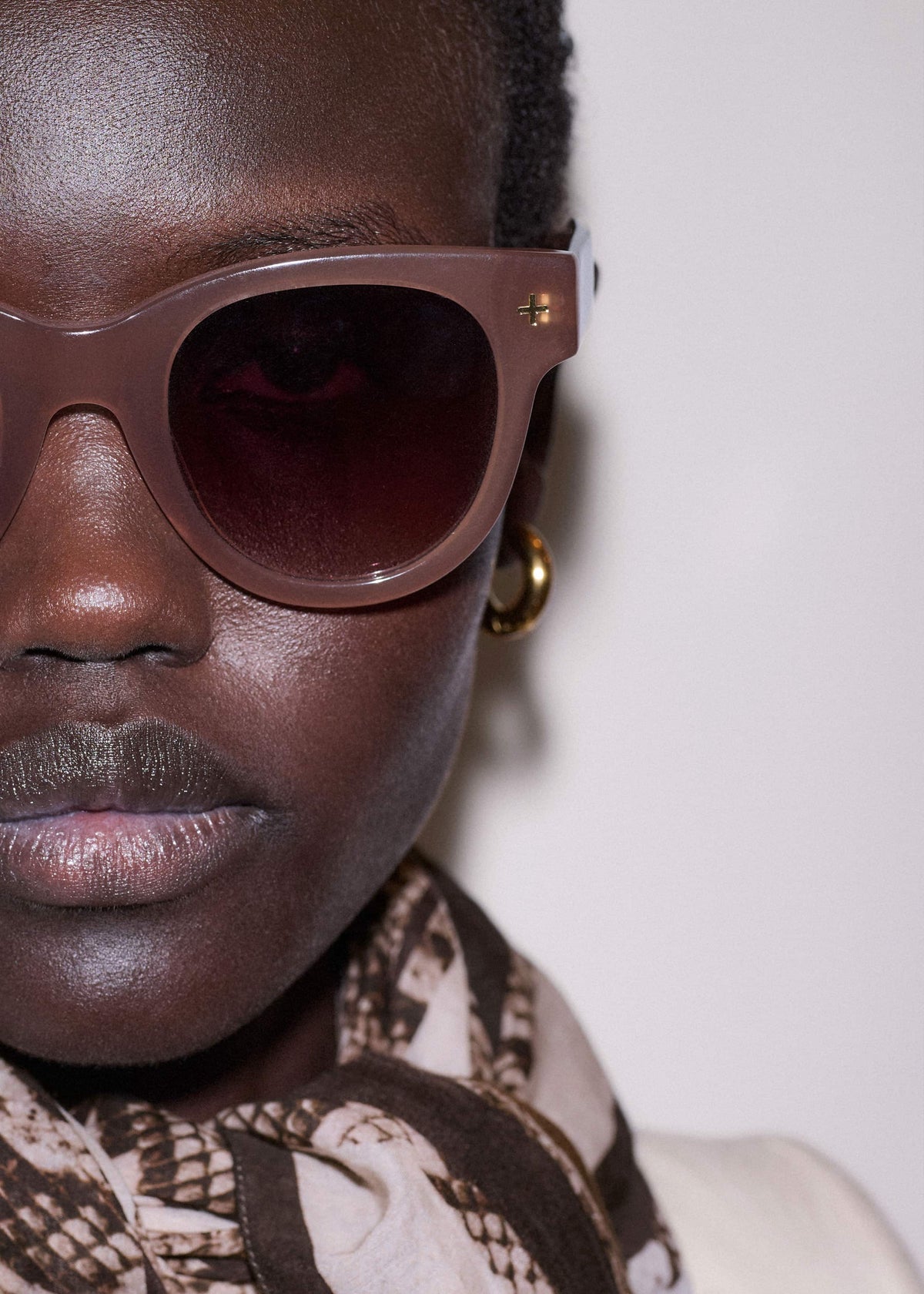 ME+EM Nude D Frame Sunglasses